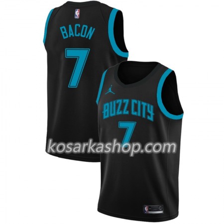 Dres Charlotte Hornets Dwayne Bacon 7 2018-19 Jordan Brand City Edition Crna Swingman